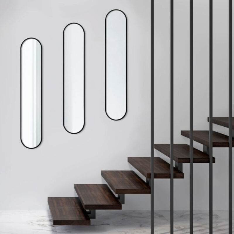 M&M Moni peili 20x101 cm musta